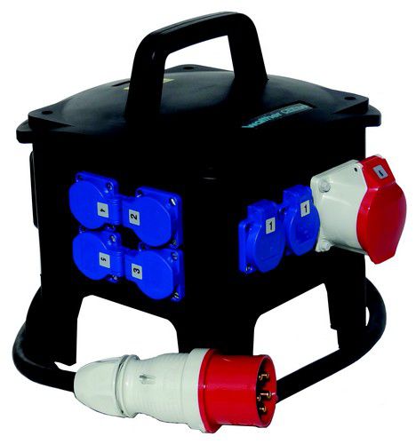 Rubber electrical enclosure - 64911BT - WALTHER WERKE - distribution / equipped / portable