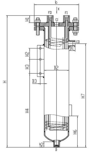 Tubular heat exchanger -  CYTBZ-HRQ1 - Chengdu Yitong Seal Co., Ltd. - liquid/liquid