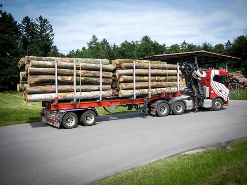 Flatbed semi-trailer - TimberMAX - Faymonville Distribution S.A. - 3-axle / 2-axle / towed