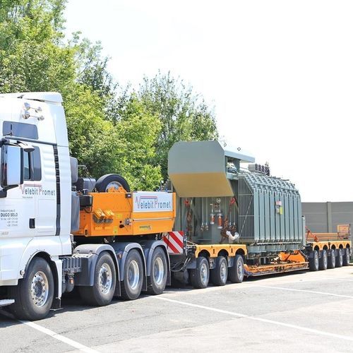 Flatbed semi-trailer - CombiMAX - Faymonville Distribution S.A. - low-loader / for wind turbine / long product