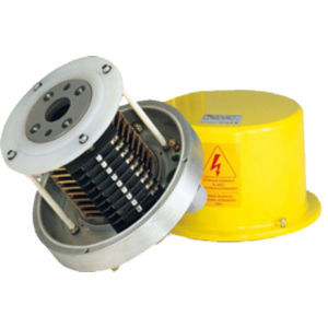 Column type slip ring - PMS - Ravioli spa - aluminium / silver / copper