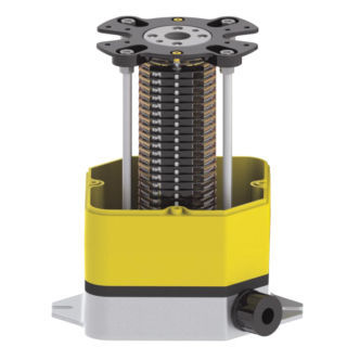 Column type slip ring - PME evolution - Ravioli spa - aluminum / silver / copper