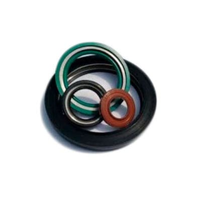 Rotating shaft seal - OAB - Duff-Norton Europe - double lip / stainless steel / elastomeric