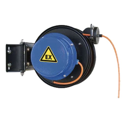 Grounding cable reel - ENR-15-ATEX - CATU - self-retracting / fixed / sheet steel