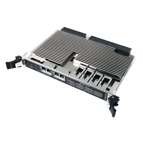 Managed Ethernet switch card - EnsembleSeries™ SFM6104 - MERCURY SYSTEMS - 4 ports / gigabit Ethernet / embedded