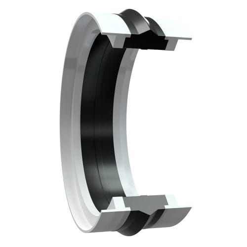 Piston seal - GAMMA 02 series - EVCO - lipped / NBR / POM
