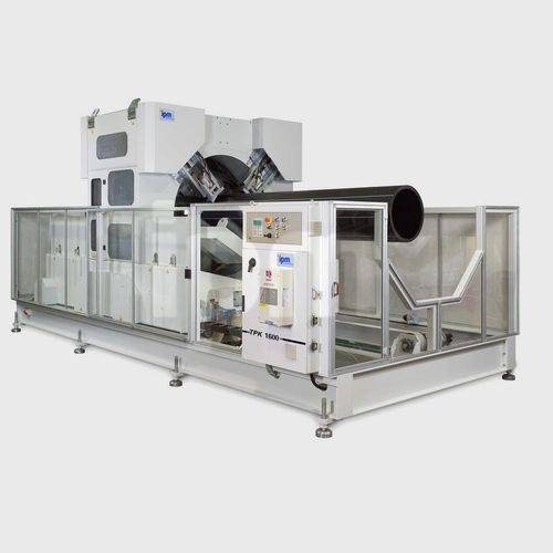 Knife cutting machine - TPK series - IPM ITALIAN PLASTIC MACHINERY - for plastics / tube / PLC-controlled