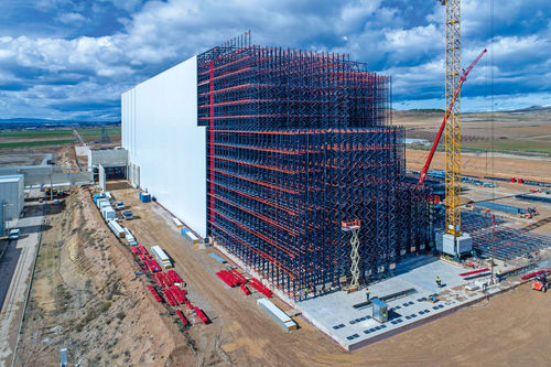 Self-supporting shelving - MECALUX - storage warehouse / with shelves / dynamic