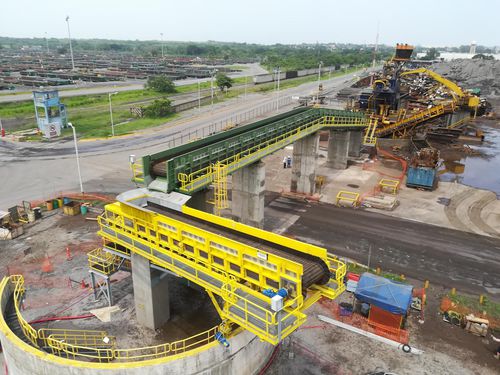 Hinged belt conveyor - Superbelt® - Magaldi Power SpA - inclined / straight / transport