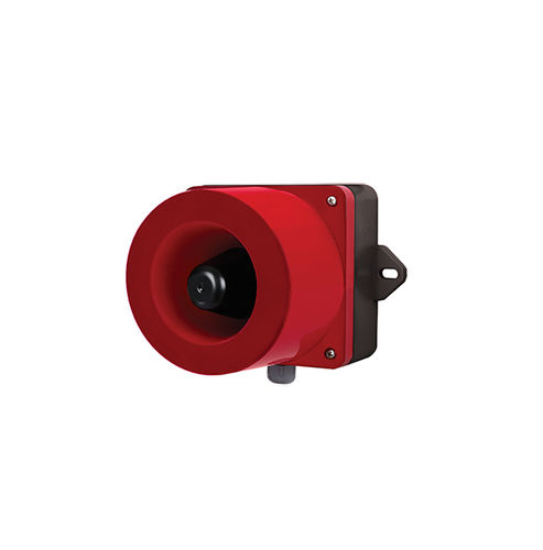 Alarm sounder with rotating beacon - QWH35 - Qlight Co., Ltd. - IP66 / wall-mounted