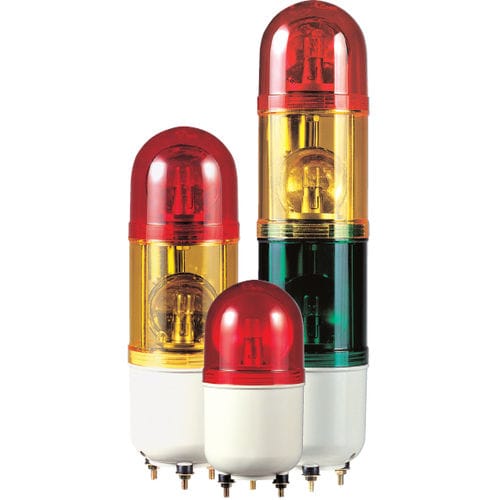 Steady stack light - SR series - Qlight Co., Ltd. - 3-color / IP44 / with warning horn