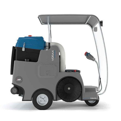 Ride-on sweeper - VORAX Advanced - MP ENVIRONNEMENT - electric / waste / compact
