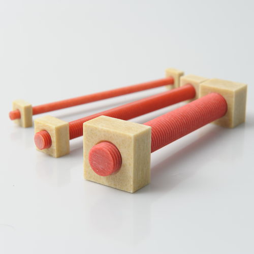 Threaded bolt - M.M. srl - square-head / resin / corrosion-resistant