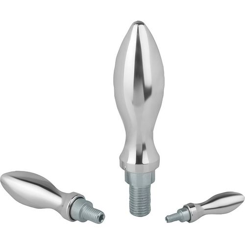 Pull handle - K0169 series - HEINRICH KIPP WERK GmbH & Co. KG - machine / aluminum / revolving