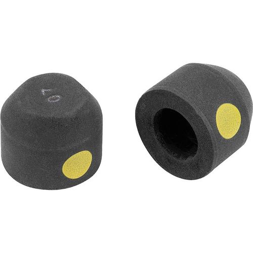 Round cap - K0106 series - HEINRICH KIPP WERK GmbH & Co. KG - neoprene® / protective / conductive
