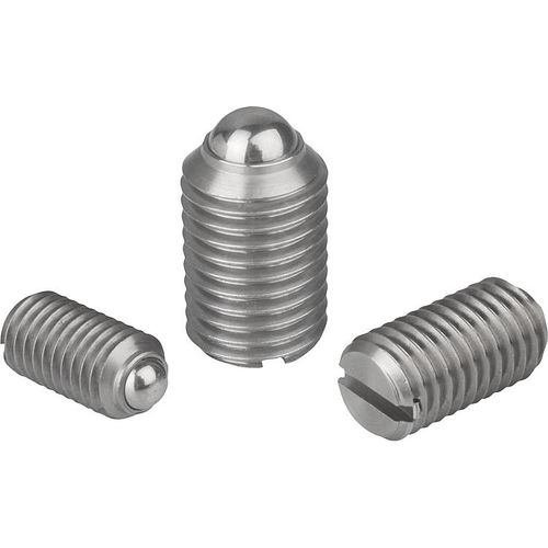 Spring plunger - k0310 series - HEINRICH KIPP WERK GmbH & Co. KG - ball bearing