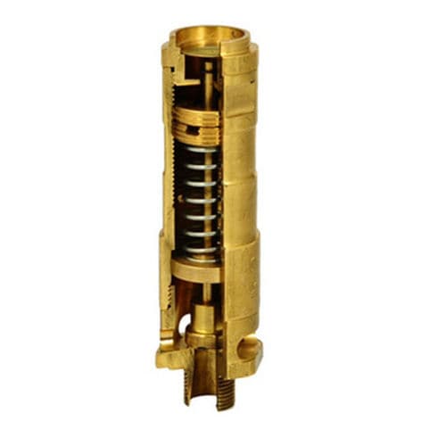 Compressed air safety valve - zARMAK 782 - ZETKAMA Sp. z o.o. - for refrigeration systems / brass / EPDM