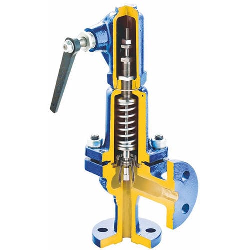 Gas safety valve - zARMAK 240 - ZETKAMA Sp. z o.o. - for compressed air / for water / steel