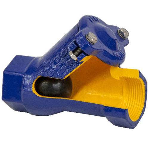 Ball check valve - zCHE 401 - ZETKAMA Sp. z o.o. - for water / threaded / Y