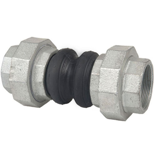Rubber pipe expansion joint - zJOI 701 - ZETKAMA Sp. z o.o. - round / threaded / for water
