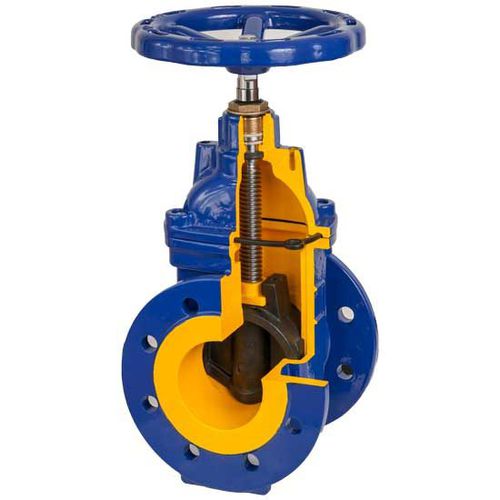 Gate valve - zGAT 111 - ZETKAMA Sp. z o.o. - with handwheel / for water / flange