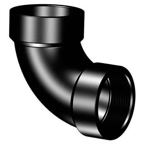 Pneumatic fitting - 5807-3 - NIBCO - screw-in / 90° angle / plastic