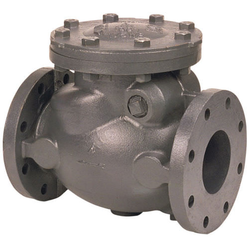 Swing check valve - F-908-W series - NIBCO - flange / backflow / fire protection