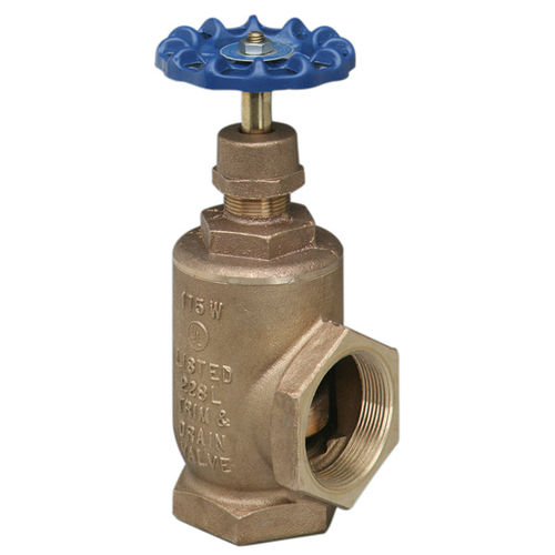 Globe valve - T-301-W series - NIBCO - with handwheel / purge / for water
