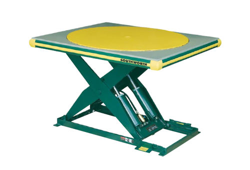 Scissor lift table - LS4-36 - SOUTHWORTH - hydraulic / stationary / rotating