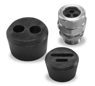 Stainless steel cable gland - REMKE - waterproof / multi-passage