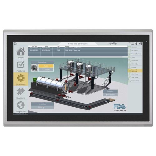 TFT-LCD monitor - MON6021APHEB - Maple Systems - projected capacitive touchscreen / industrial / construction