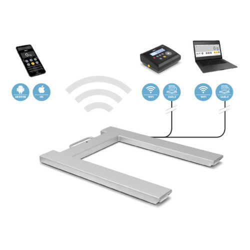 Stainless steel pallet scale - XTREM Scorpion AI series - Gram Group - with separate indicator / mobile