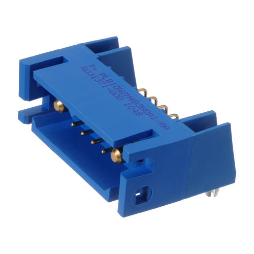 Electrical power supply connector - PLB Series - Positronic Industries - PCB / rectangular / male