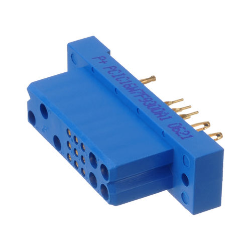Compact connector - PCIC Series - Positronic Industries - electrical power supply / RF / hybrid