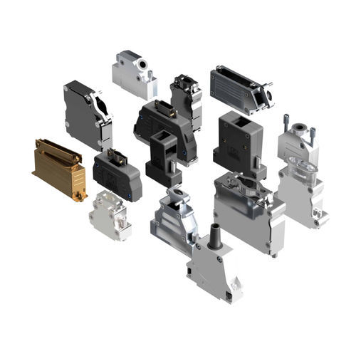 D-Sub connector housing - Backshells - Positronic Industries - EMC-shielded / metal / aluminum