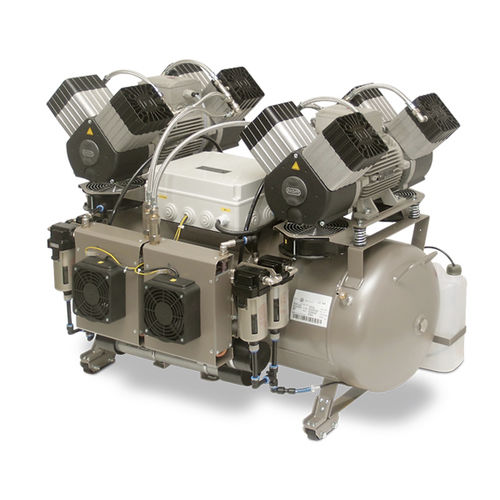 Piston compressor - DK50 2x4VR/110/M - EKOM France - air / electrically-powered / portable