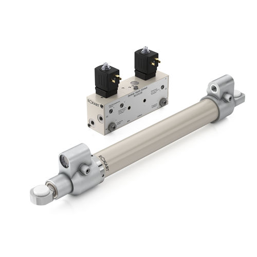 Pneumatic actuator - Eckart - rotary / robust / for vehicles