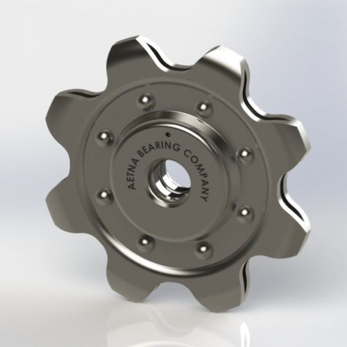 Chain sprocket wheel - AG2427 - AETNA - straight-toothed / steel / idler