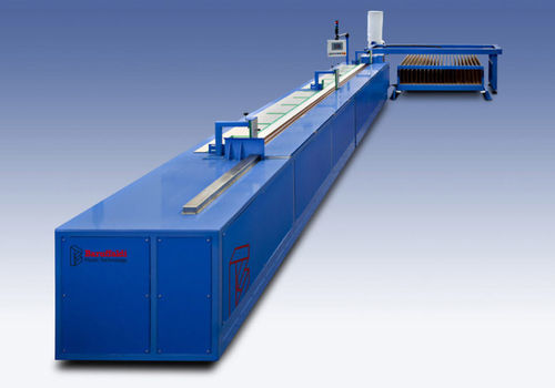 Aluminum cutting system - Baruffaldi Plastic Technology - for PVC / for roller shutter profiles / automatic