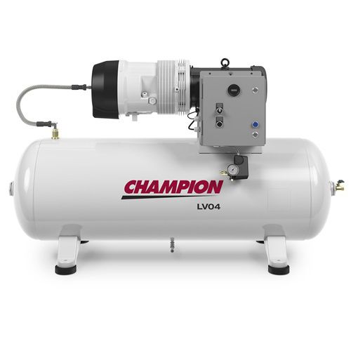 Rotary vane compressor - LV/LVR series - Champion Pneumatic - air / electric / stationary
