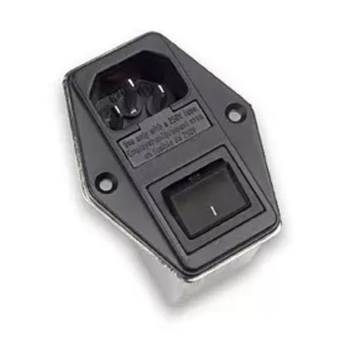 Switch power entry module - HGN 375 - MPE-GARRY - integrated / fuse / with switch