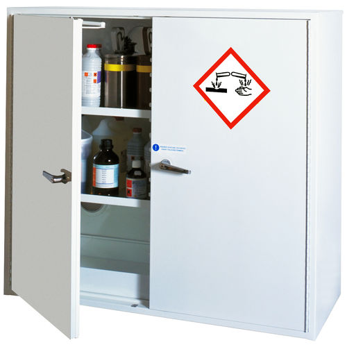 Corrosive product cabinet - T10 CML/2 - CYLTEC - storage / security / floor-mounted