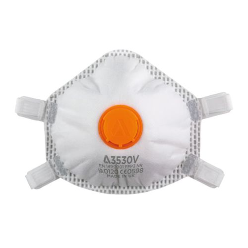 Disposable respirator - 3530V - Globus Group - FFP3 / cup shaped / industrial