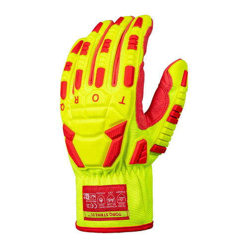 Work glove - Torq Strike EC - Globus Group - industrial / mechanical protection / water-repellent fabric