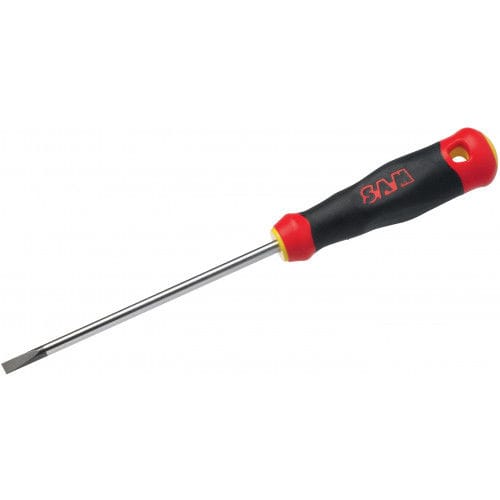 Precision screwdriver - T-...E series - SAM OUTILLAGE - flat / steel / anti-corrosion