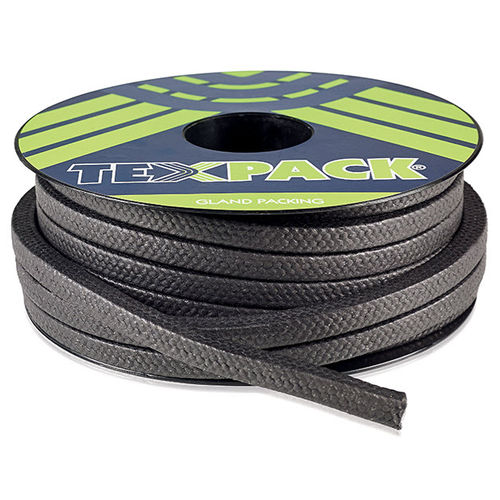 Braided graphite packing - 4173 - TEXPACK - synthetic yarn / for petrochemical applications