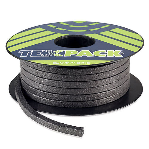 Braided graphite packing - 4118  - TEXPACK - fiberglass / for furnaces and ovens