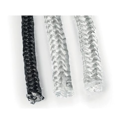 Braided fiberglass packing - 3227TR-3227TNR - TEXPACK - chemical-resistant / high resistance / for furnaces and ovens