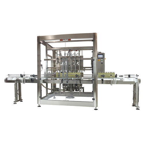Automatic filling machine - APACKS - bottle / for liquids / with mass flow meter