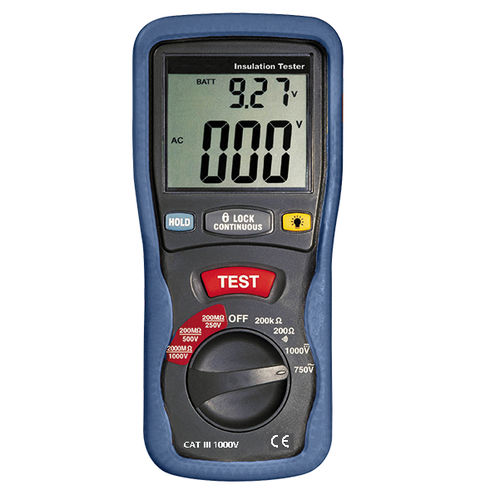 Insulation tester -  MTP 4010 - MTP Instruments Inc - portable / digital